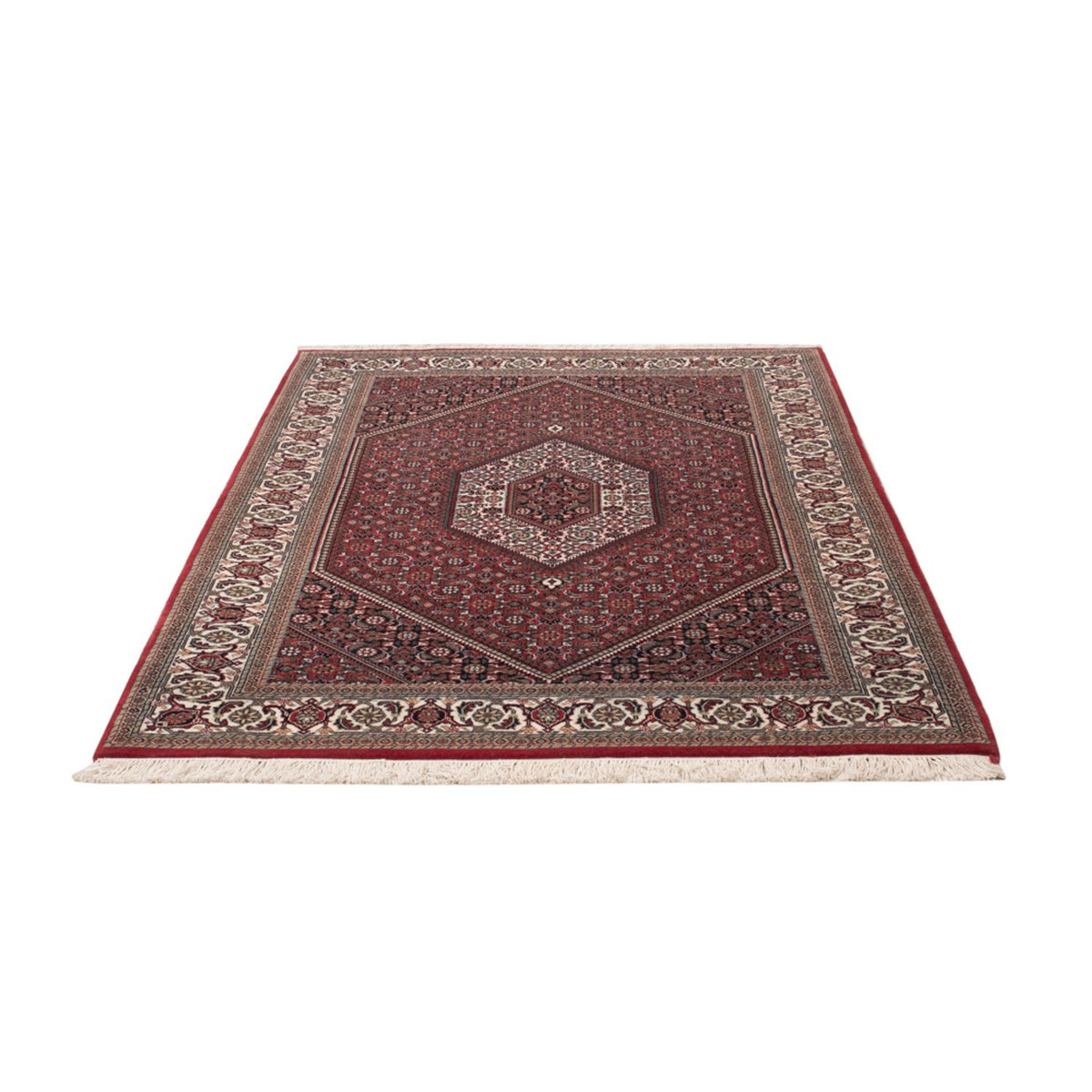 Alfombra oriental - Bidjar - Indus - 184 x 121 cm - beige oscuro