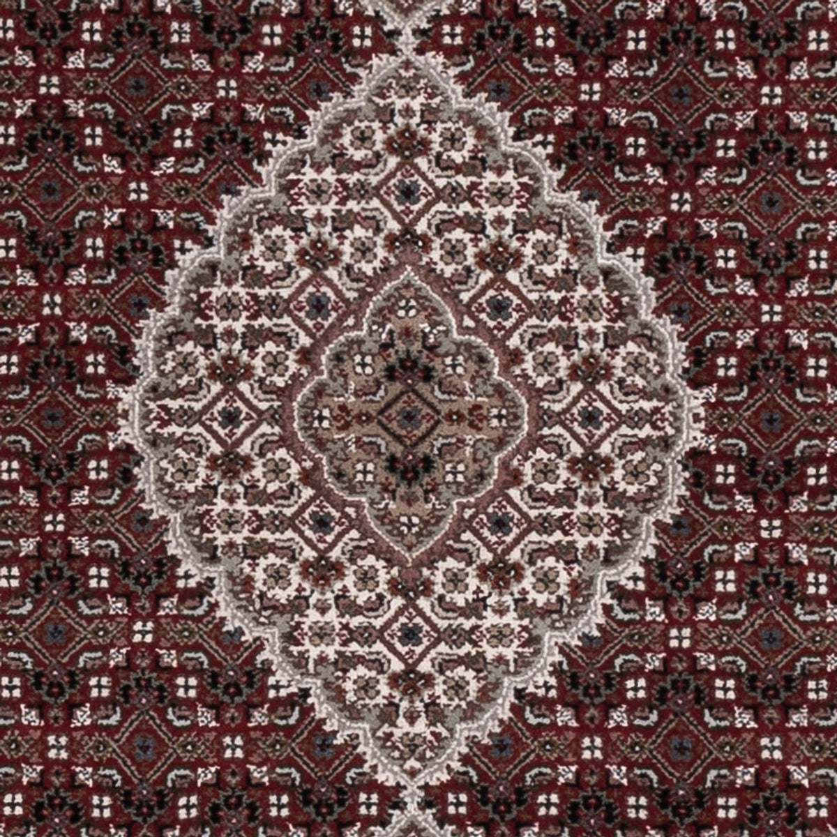 Alfombra oriental - Tabriz - 186 x 124 cm - beige oscuro