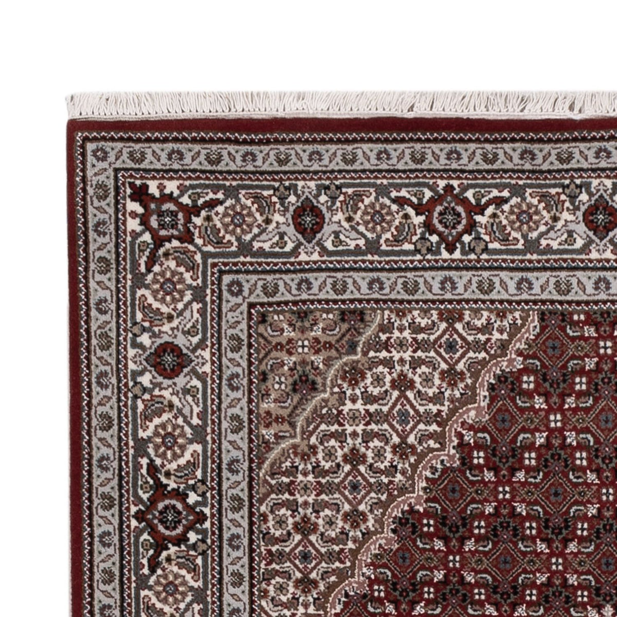 Alfombra oriental - Tabriz - 186 x 124 cm - beige oscuro