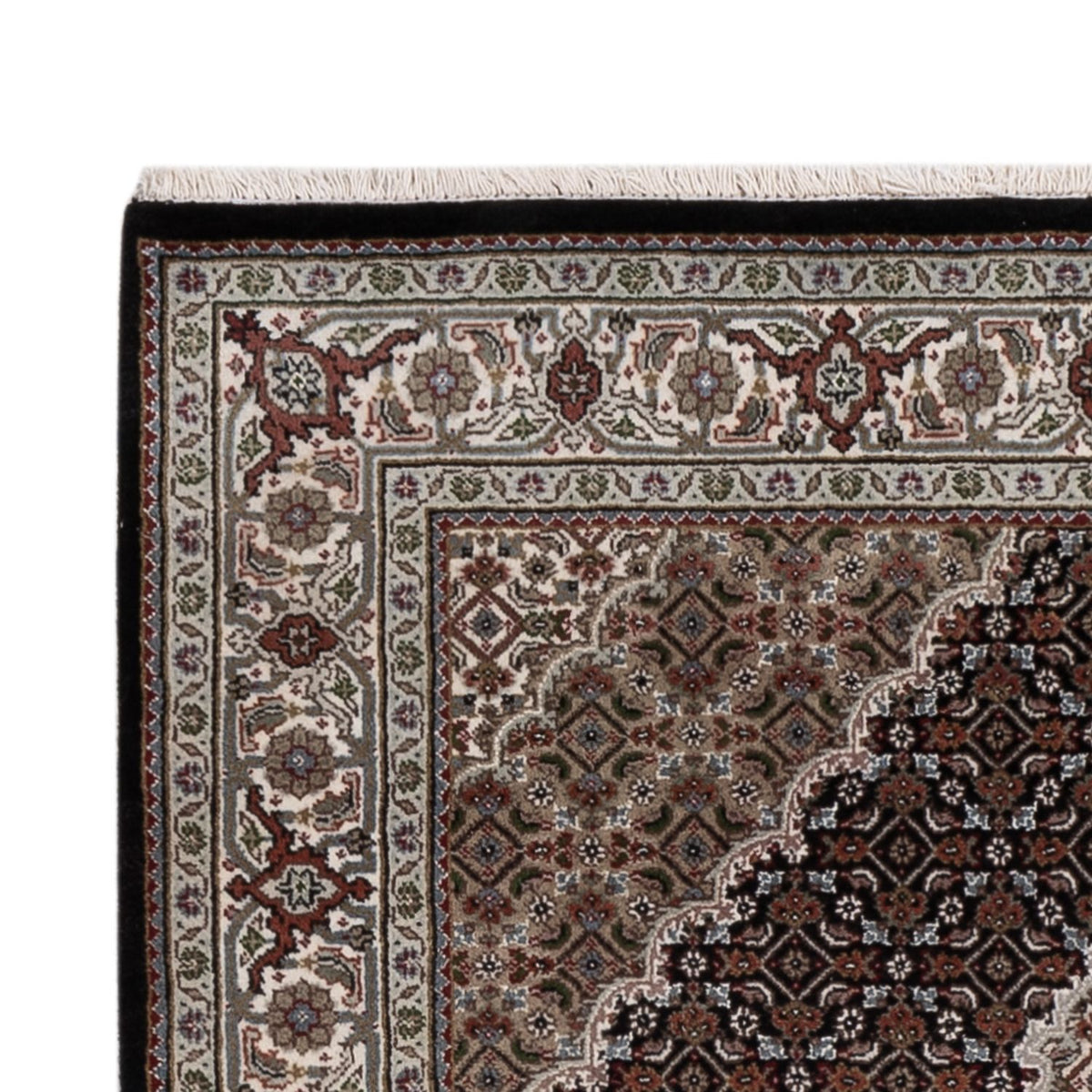 Alfombra oriental - Tabriz - 187 x 124 cm - beige oscuro