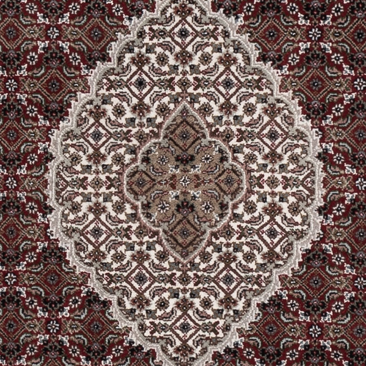 Alfombra oriental - Tabriz - 187 x 123 cm - beige oscuro