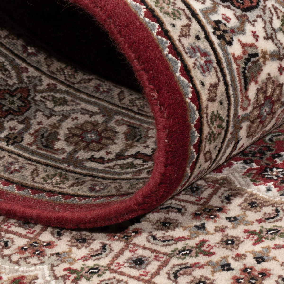 Alfombra oriental - Tabriz - 187 x 123 cm - beige oscuro