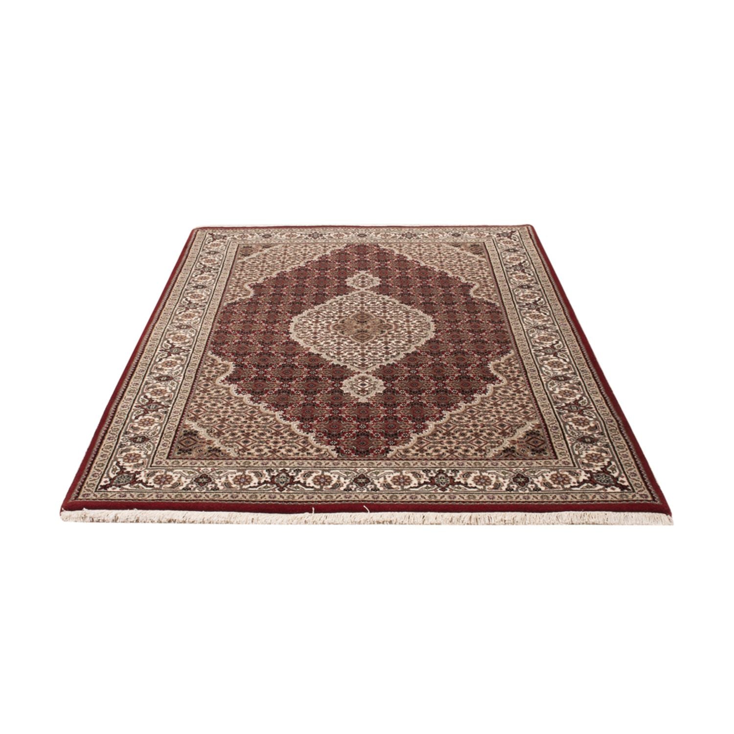 Alfombra oriental - Tabriz - 187 x 123 cm - beige oscuro