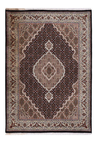 Alfombra oriental - Tabriz - 184 x 127 cm - beige oscuro