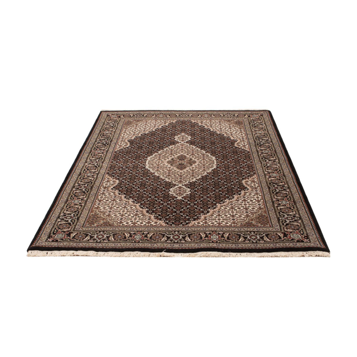 Alfombra oriental - Tabriz - 184 x 120 cm - beige oscuro