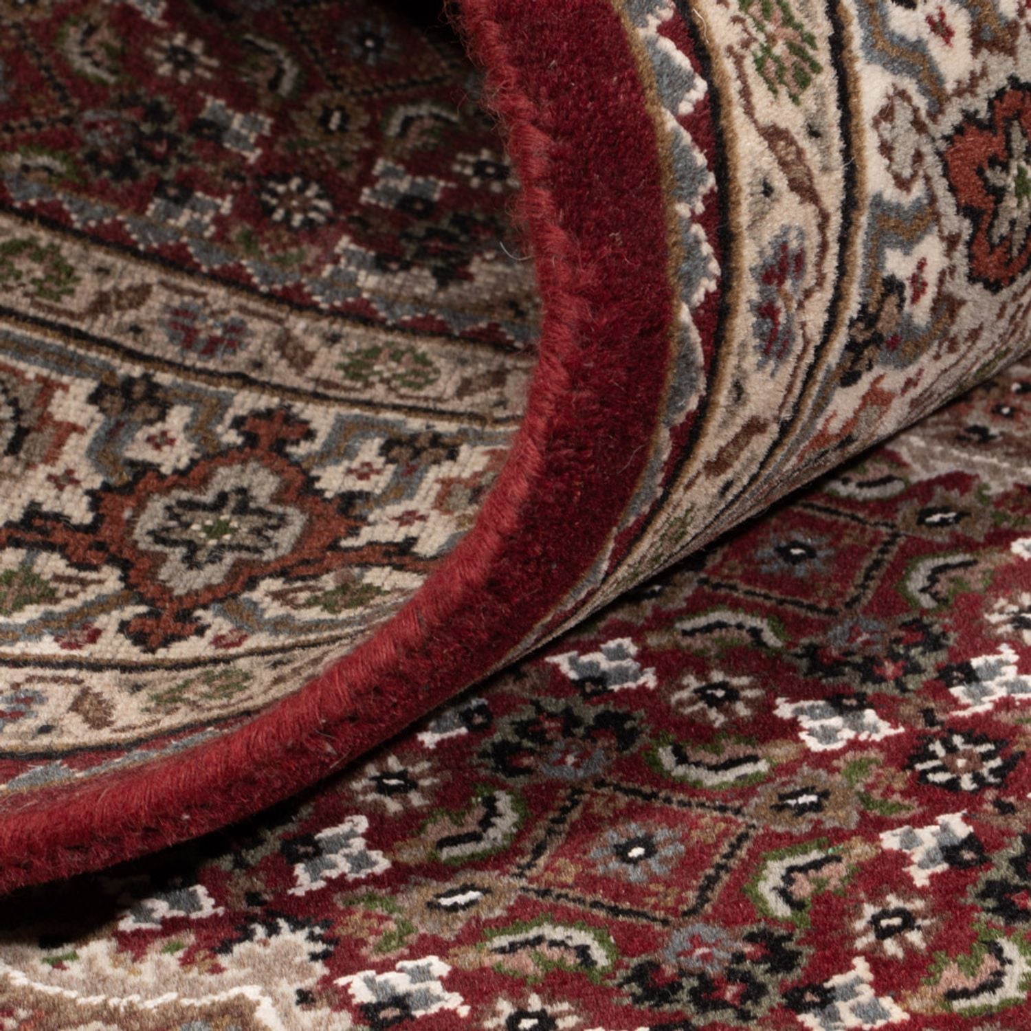 Alfombra oriental - Tabriz - 186 x 124 cm - beige oscuro