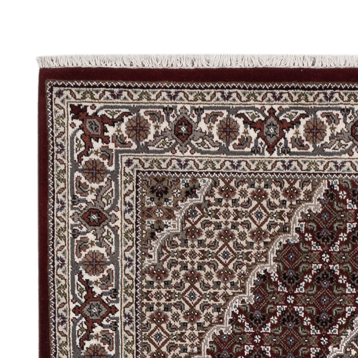Alfombra oriental - Tabriz - 183 x 119 cm - beige oscuro