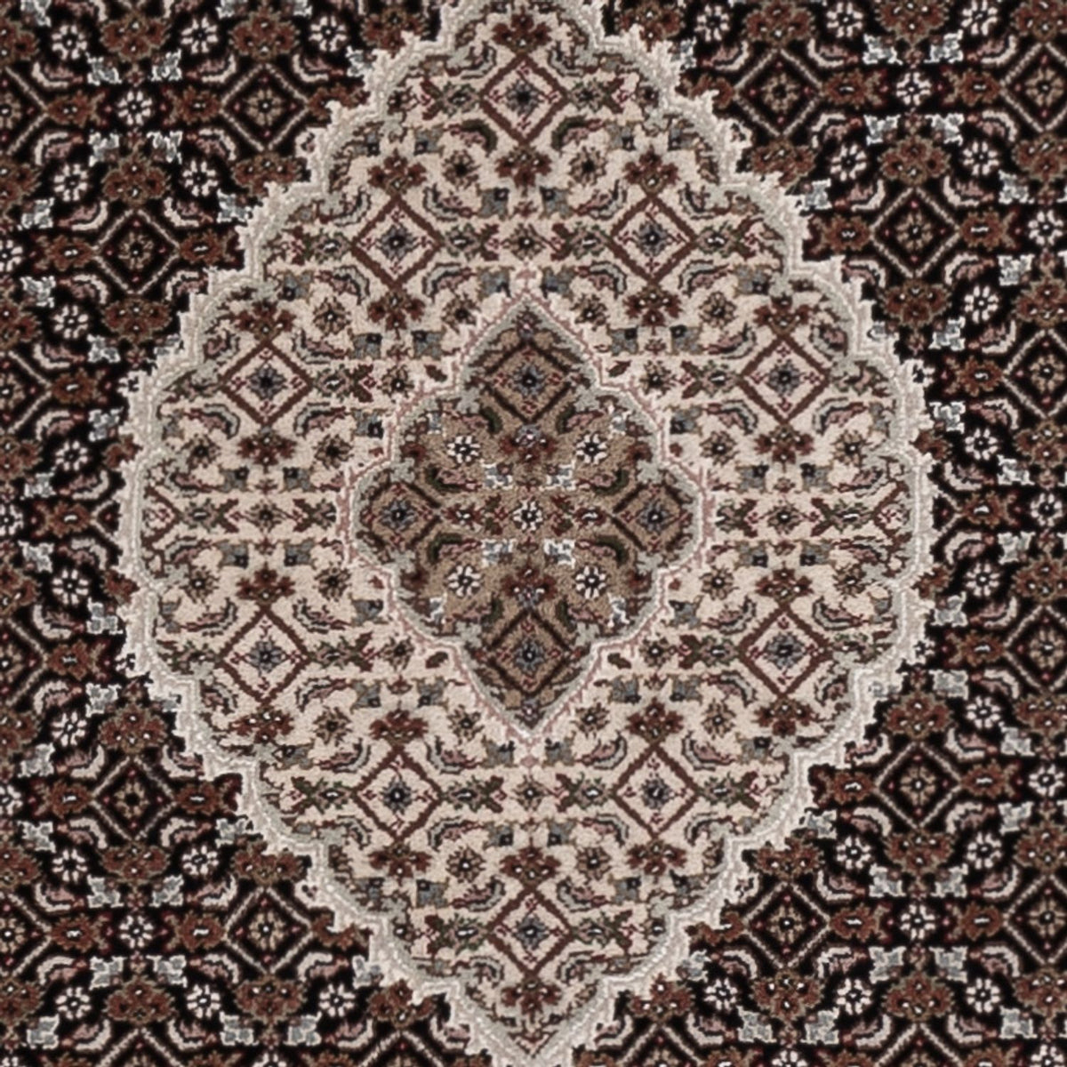 Alfombra oriental - Tabriz - 184 x 124 cm - beige oscuro