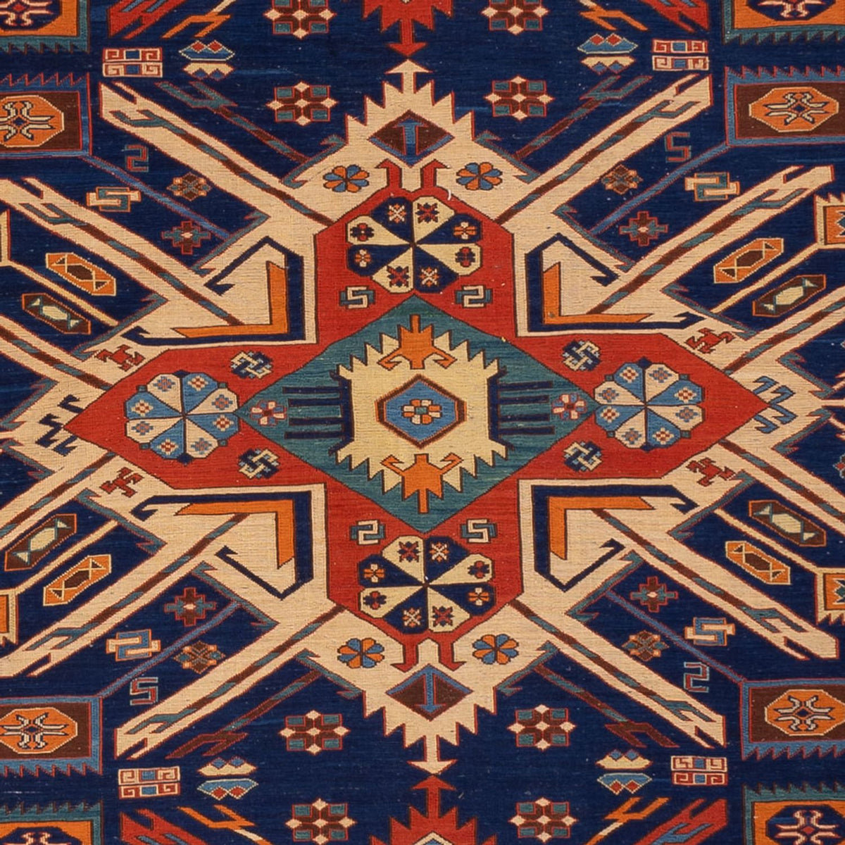 Alfombra Kelim - Oriental - Soumak - 299 x 214 cm - multicolor