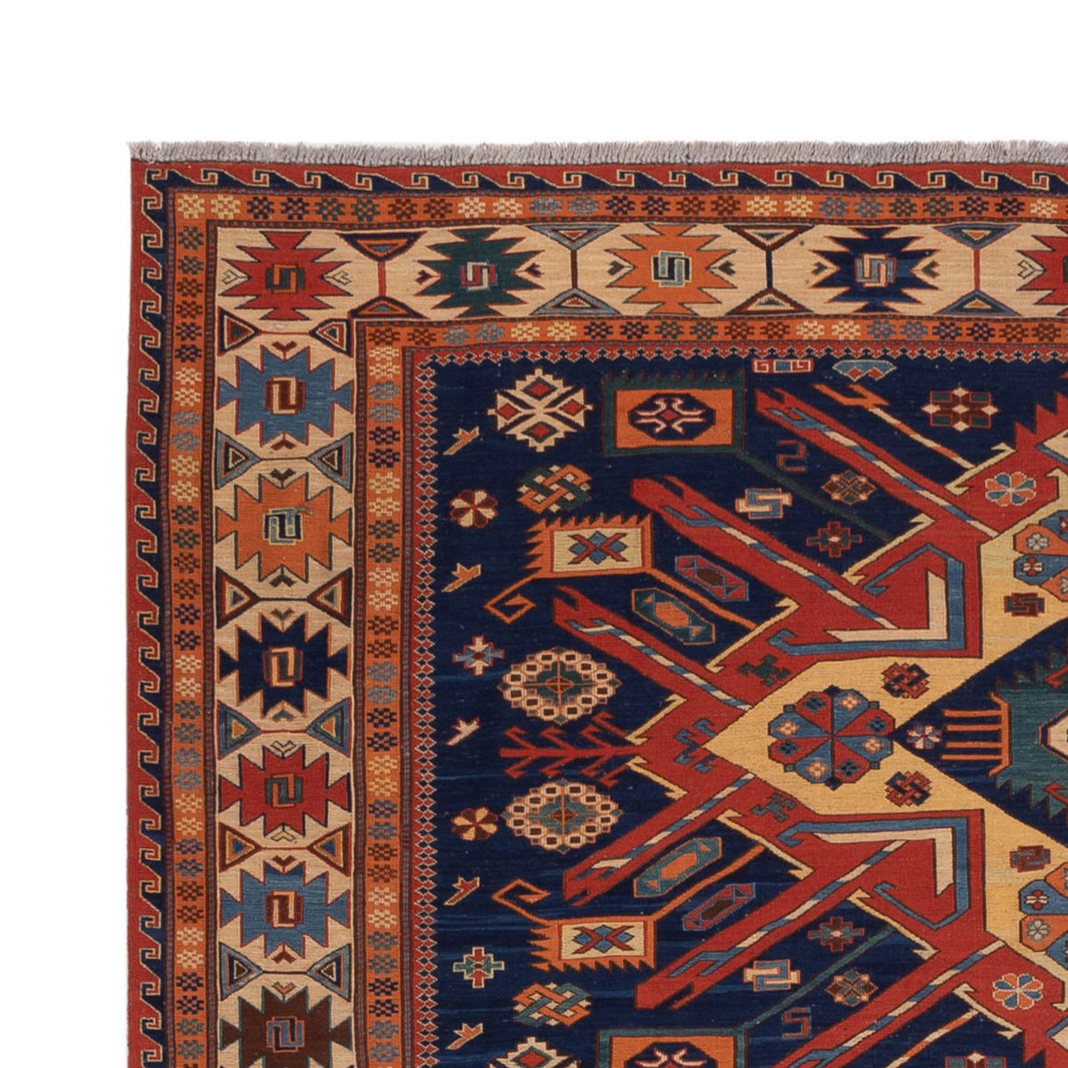 Alfombra Kelim - Oriental - Soumak - 299 x 214 cm - multicolor