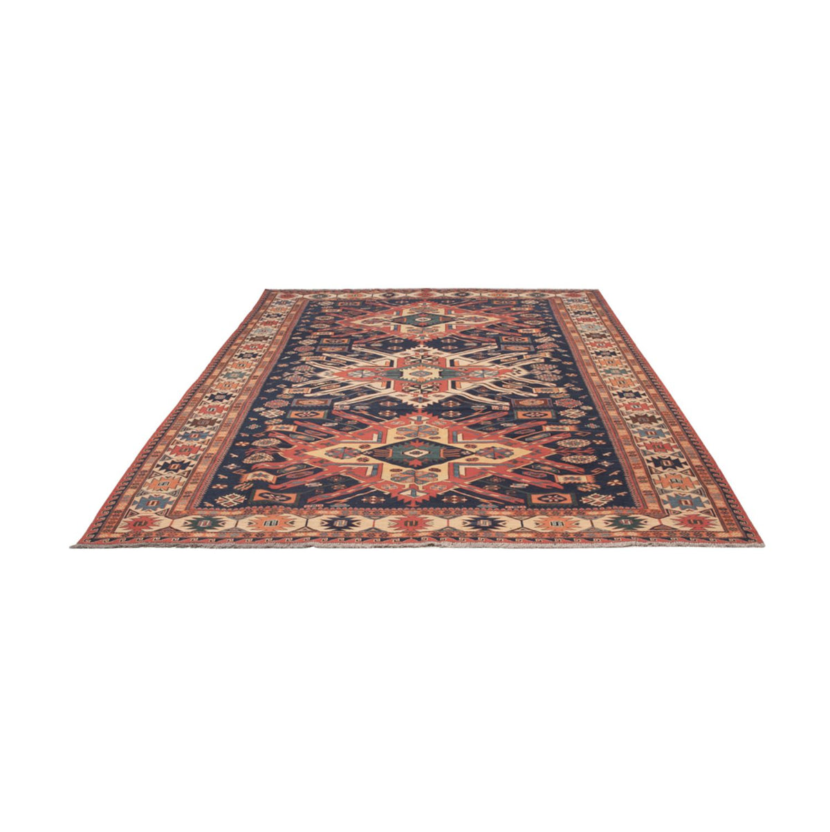Alfombra Kelim - Oriental - Soumak - 299 x 214 cm - multicolor