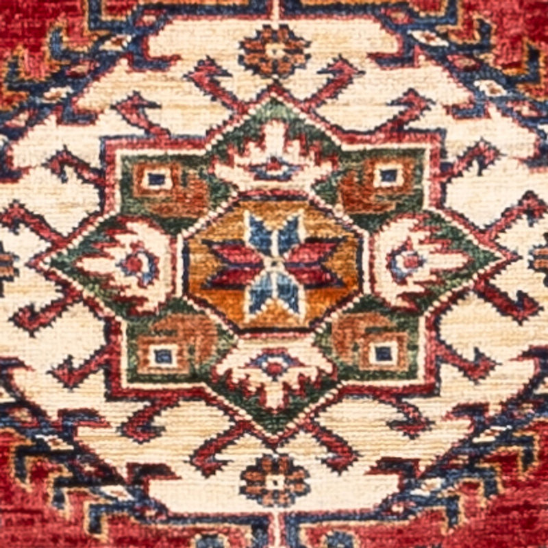 Alfombra de pasillo Alfombra Ziegler - Kazak - 245 x 77 cm - rojo
