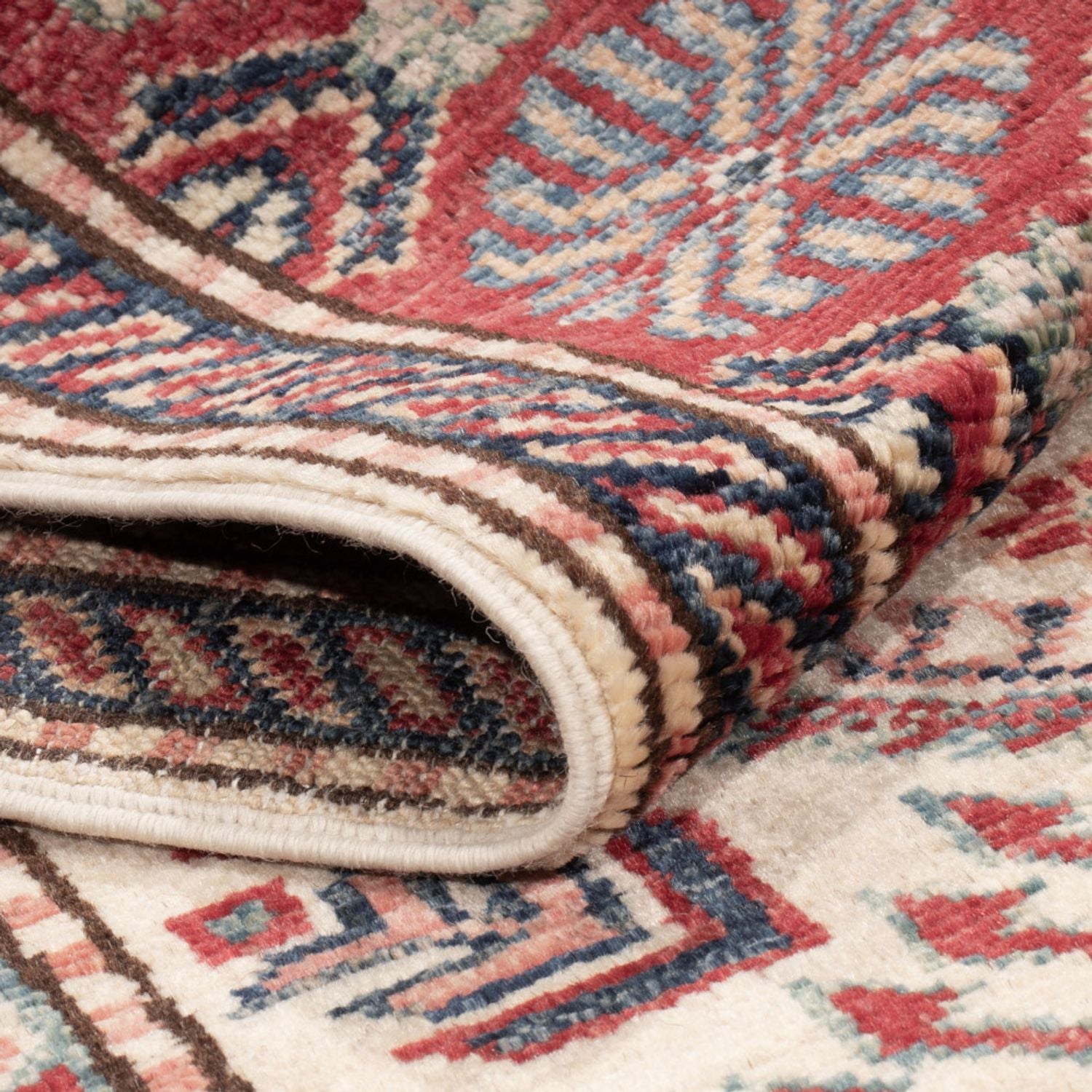 Alfombra de pasillo Alfombra Ziegler - Kazak - 207 x 74 cm - beige