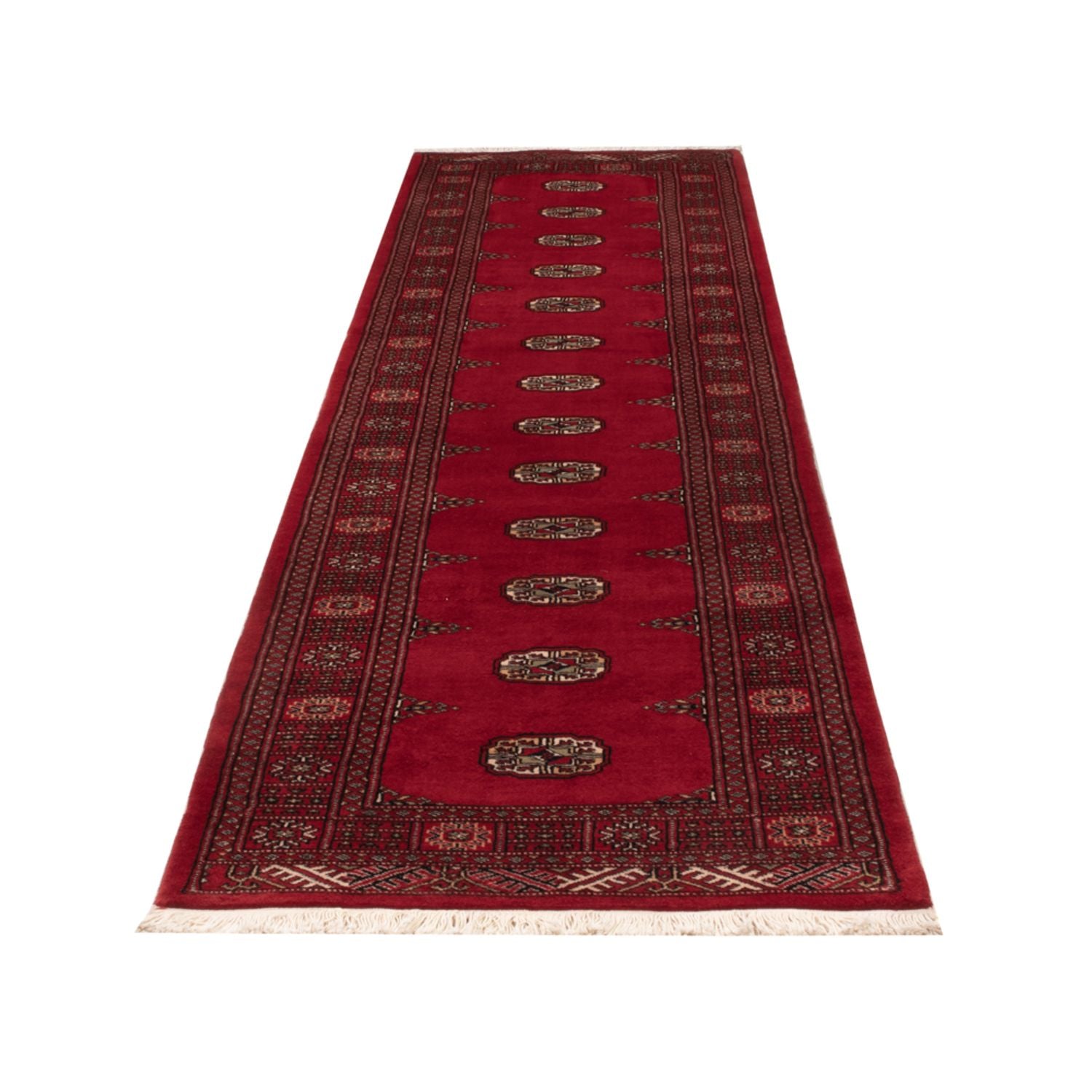 Alfombra de pasillo Alfombra Pakistani - 319 x 81 cm - rojo