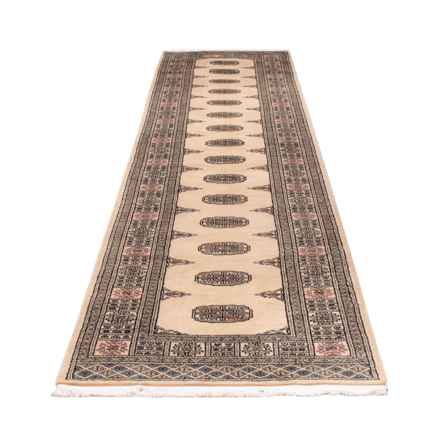Alfombra de pasillo Alfombra Pakistani - 358 x 80 cm - beige