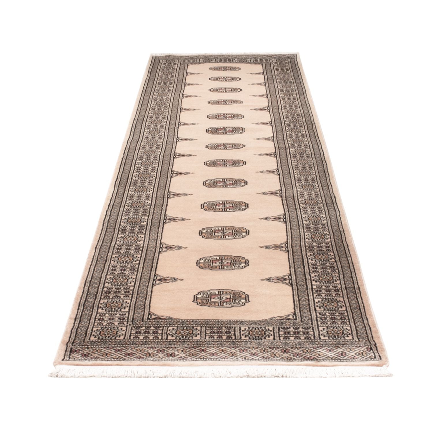 Alfombra de pasillo Alfombra Pakistani - 326 x 79 cm - beige