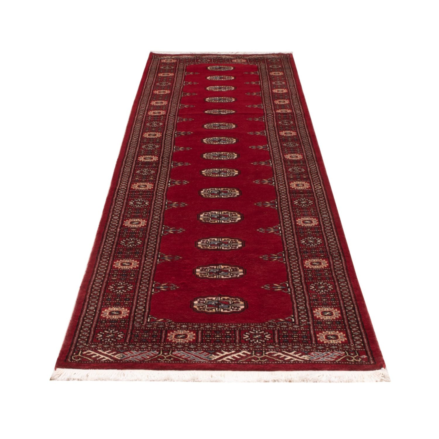 Alfombra de pasillo Alfombra Pakistani - 319 x 79 cm - rojo