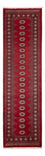 Alfombra de pasillo Alfombra Pakistani - 286 x 79 cm - rojo
