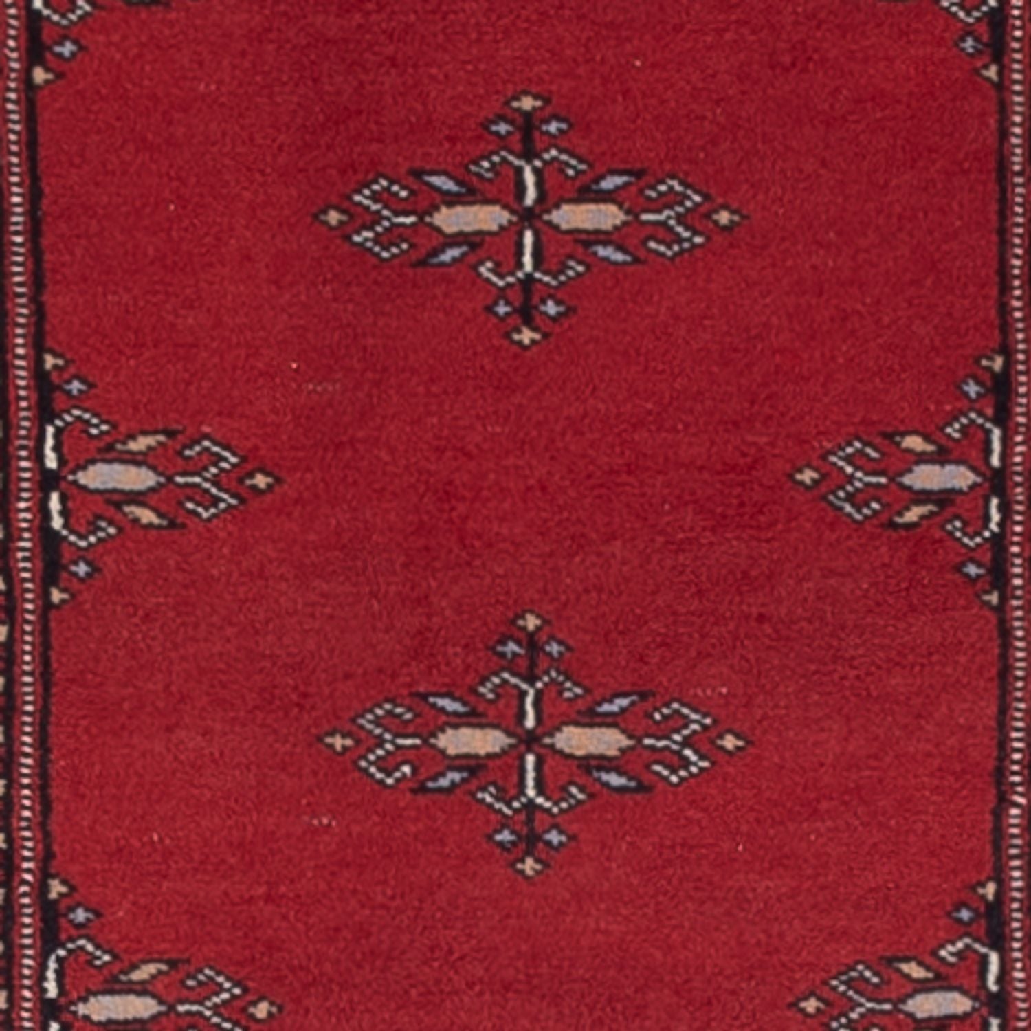 Alfombra de pasillo Alfombra Pakistani - 303 x 79 cm - rojo