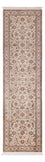 Alfombra de pasillo Alfombra de seda - Seda de Cachemira - 308 x 80 cm - beige