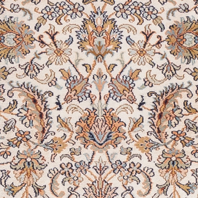 Alfombra de pasillo Alfombra de seda - Seda de Cachemira - 308 x 80 cm - beige
