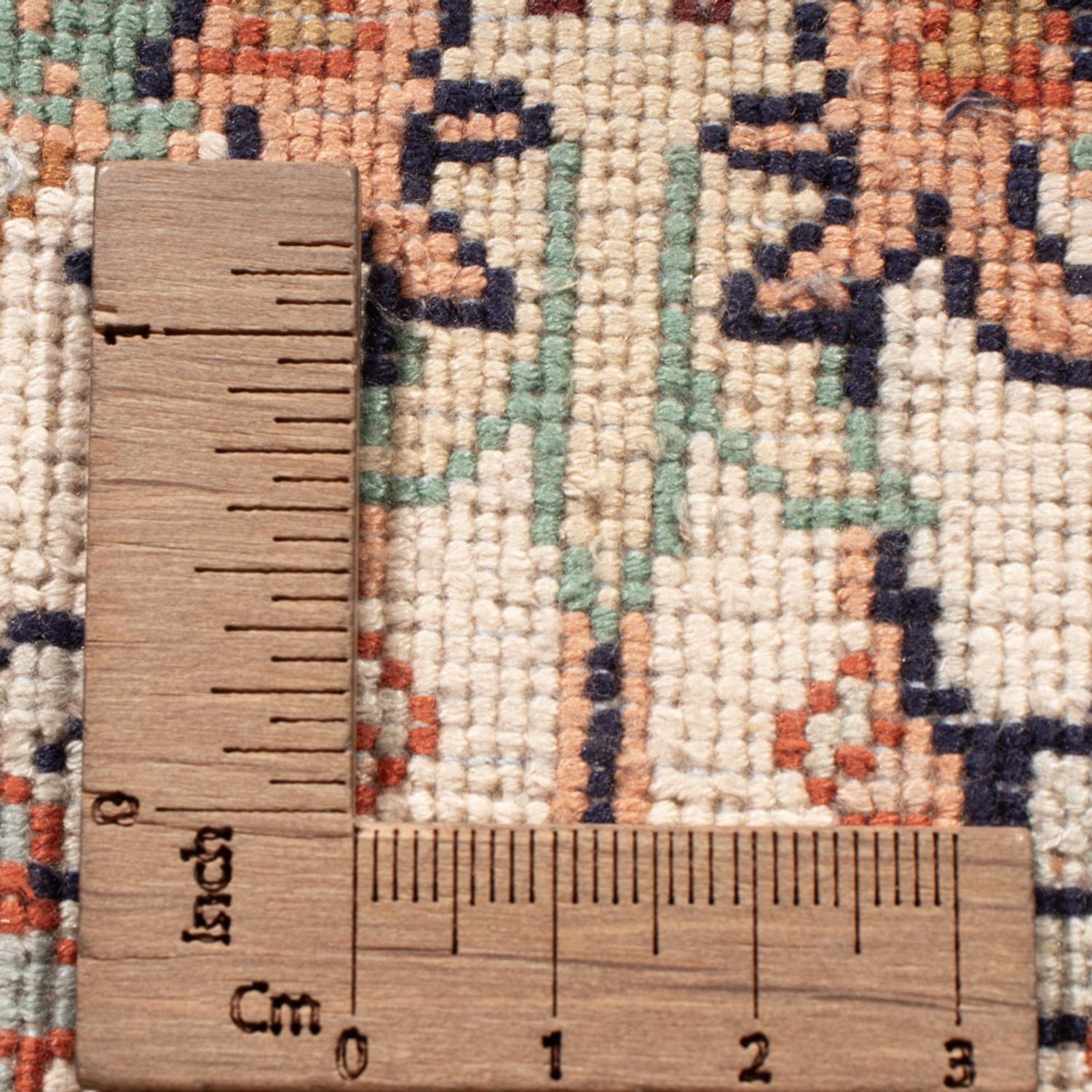 Alfombra de pasillo Alfombra de seda - Seda de Cachemira - 308 x 80 cm - beige