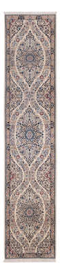 Alfombra de pasillo Alfombra persa - Nain - 293 x 60 cm - beige oscuro