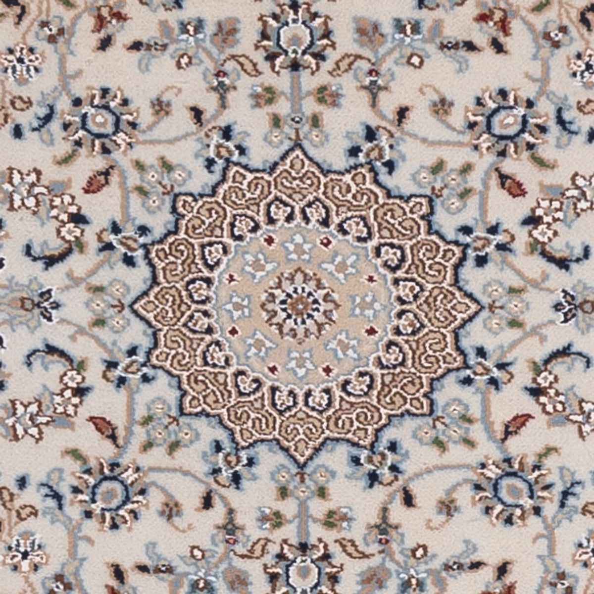 Alfombra de pasillo Alfombra oriental - Nain - Indus - 307 x 80 cm - beige