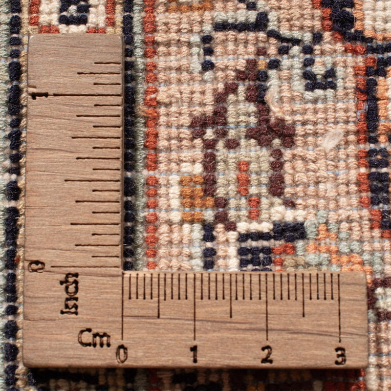 Alfombra de pasillo Alfombra de seda - Seda de Cachemira - 301 x 77 cm - beige oscuro
