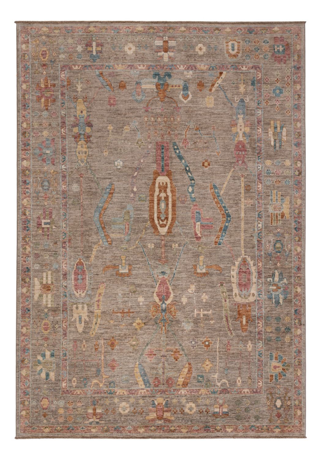 Alfombra Ziegler - Usak - 301 x 204 cm - beige oscuro