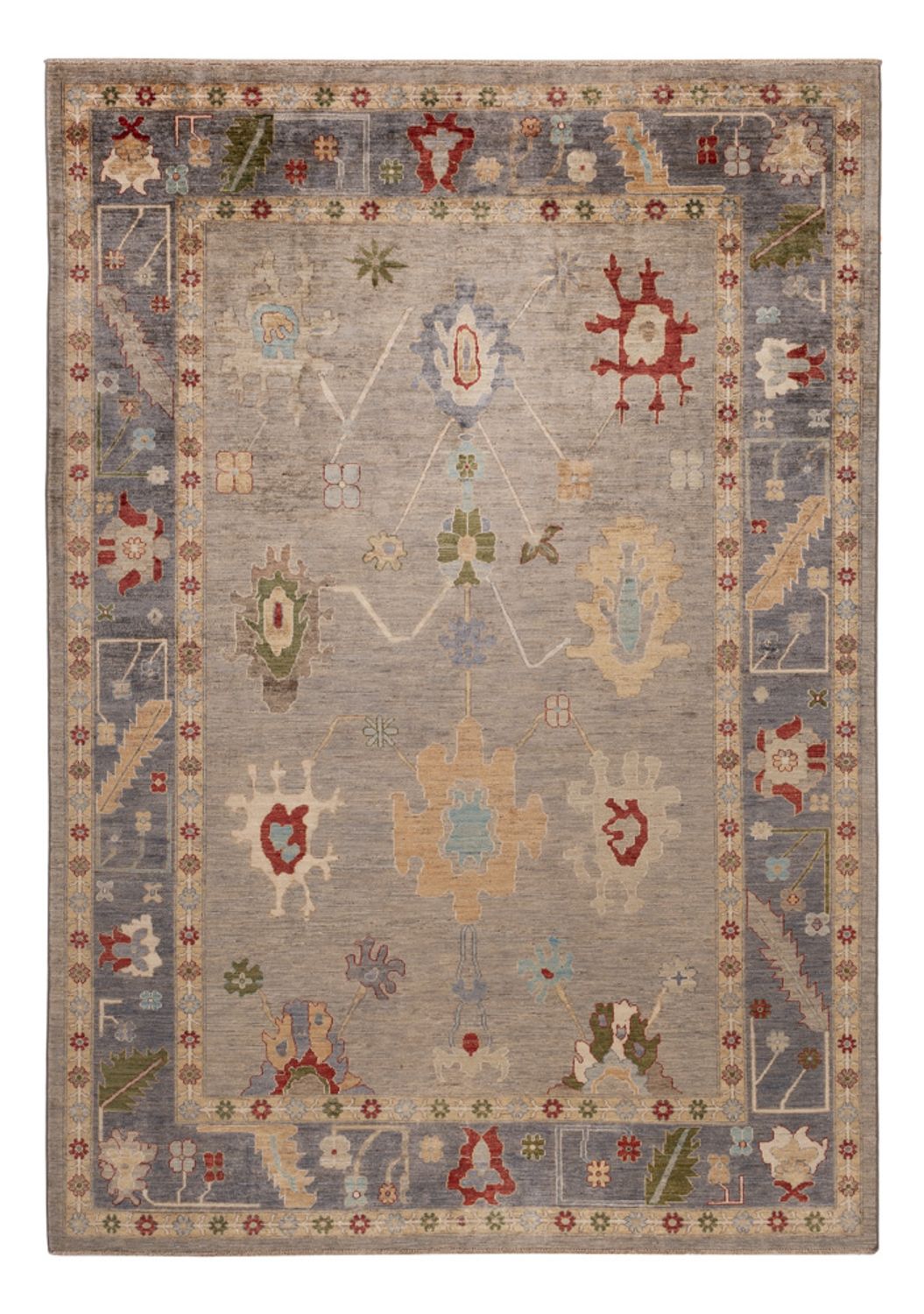 Alfombra Ziegler - Usak - 287 x 203 cm - beige claro
