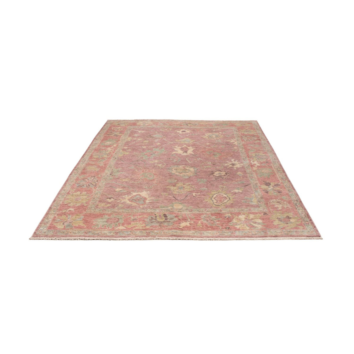 Alfombra Ziegler - Usak - 241 x 176 cm - rojo claro