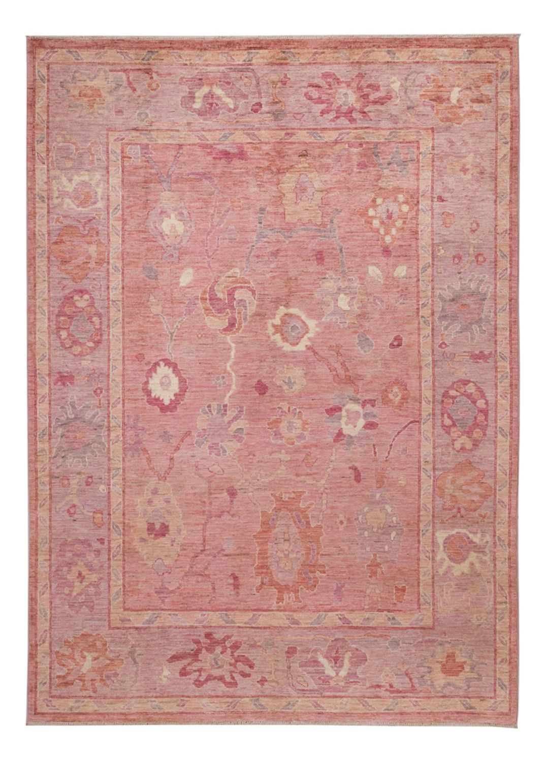 Alfombra Ziegler - Usak - 243 x 169 cm - rojo claro