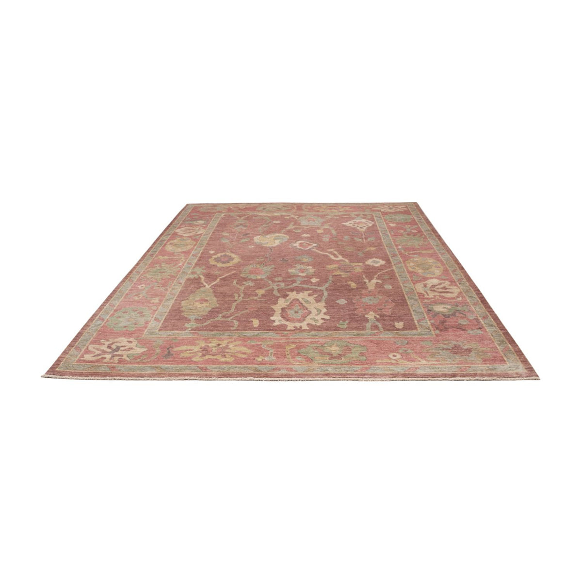 Alfombra Ziegler - Usak - 295 x 204 cm - rojo claro