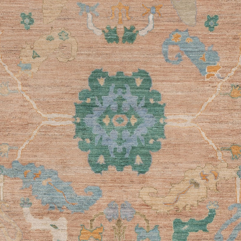 Alfombra Ziegler - Usak - 302 x 208 cm - rojo claro