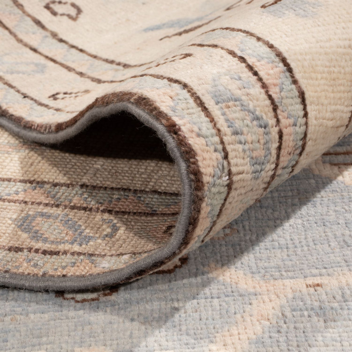 Alfombra Ziegler - Usak - 301 x 206 cm - azul claro