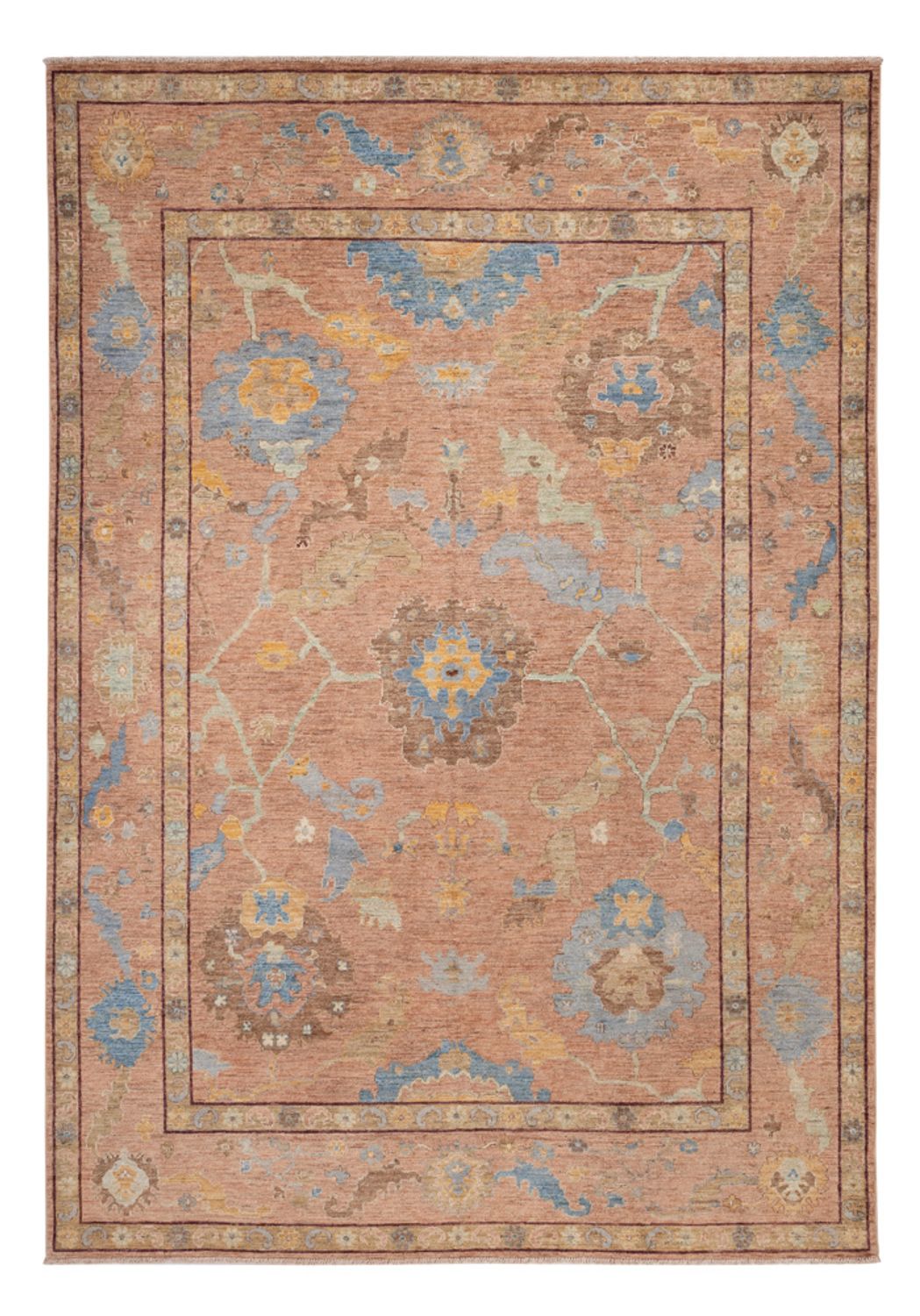 Alfombra Ziegler - Usak - 297 x 206 cm - beige oscuro