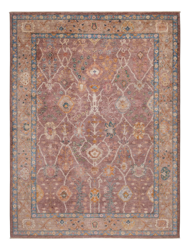 Alfombra Ziegler - Usak - 232 x 174 cm - rojo oscuro