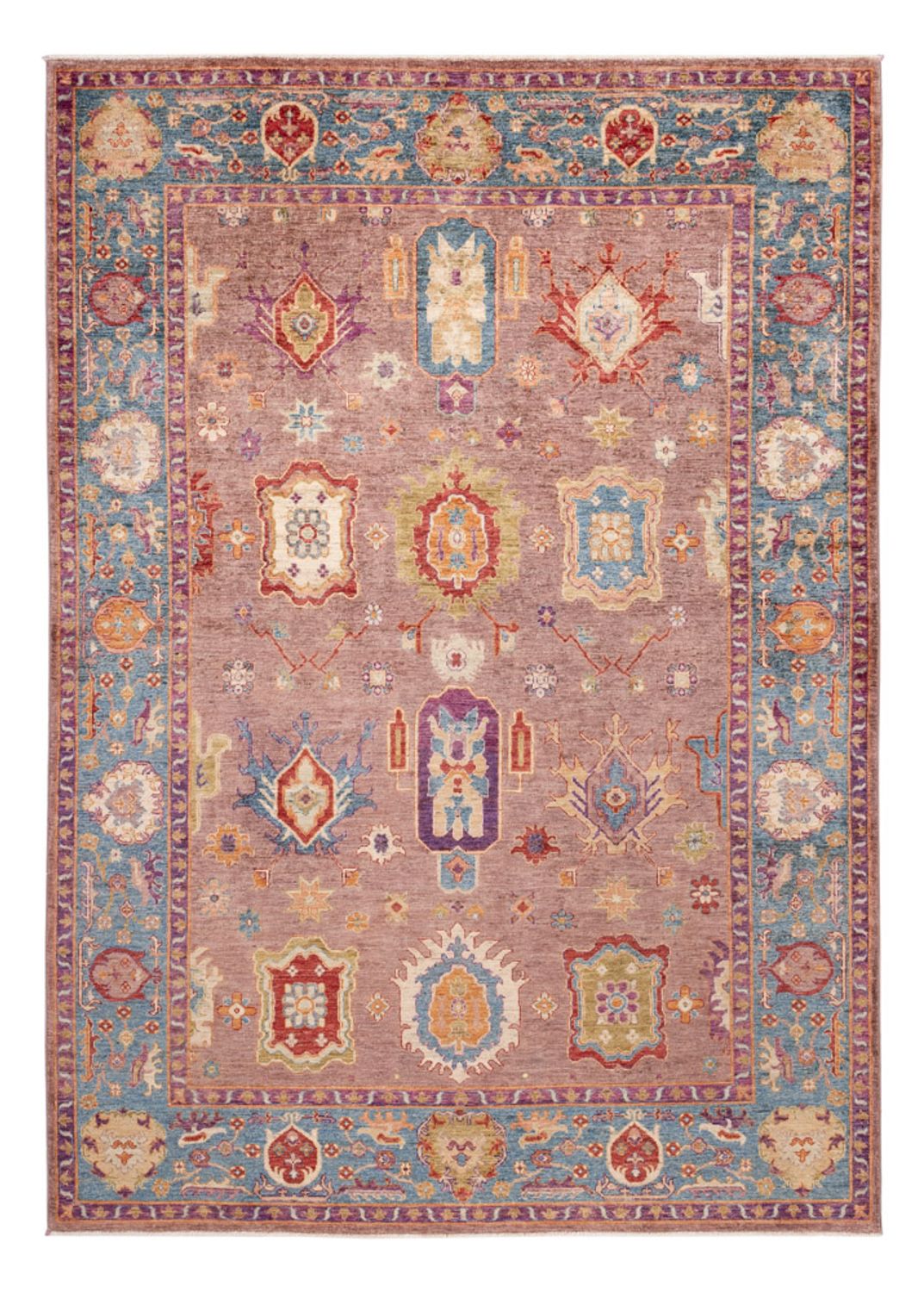 Alfombra Ziegler - Usak - 288 x 199 cm - rojo claro