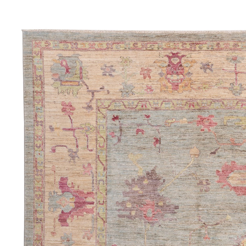 Alfombra Ziegler - Usak - 366 x 264 cm - azul claro