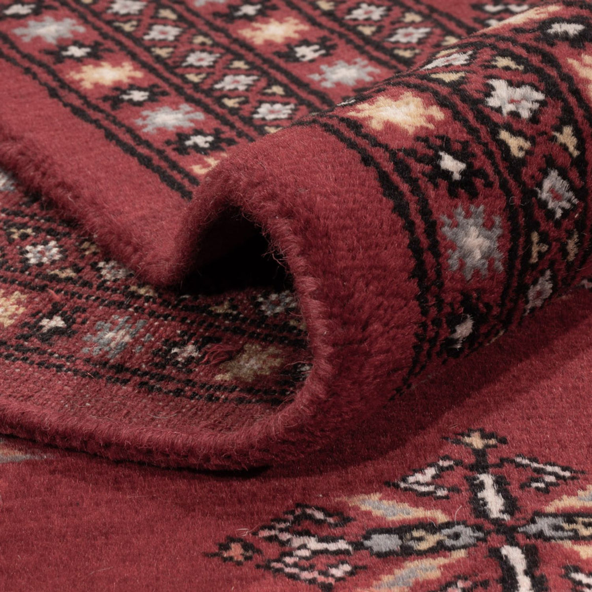 Alfombra afgana - Bukhara - 350 x 253 cm - rojo