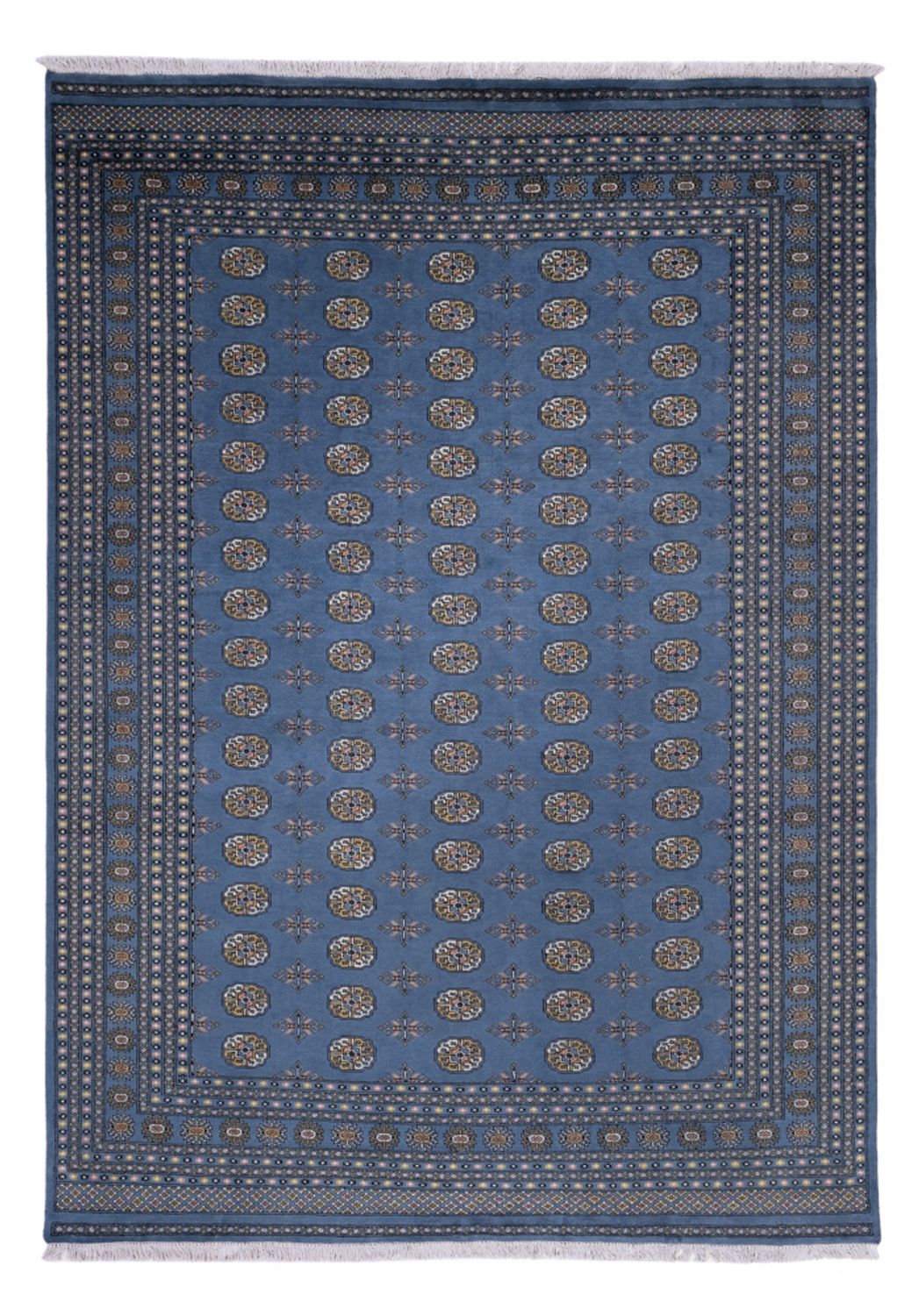 Alfombra afgana - Bukhara - 341 x 240 cm - azul