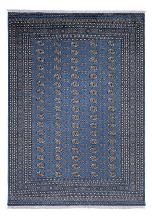 Alfombra afgana - Bukhara - 341 x 240 cm - azul