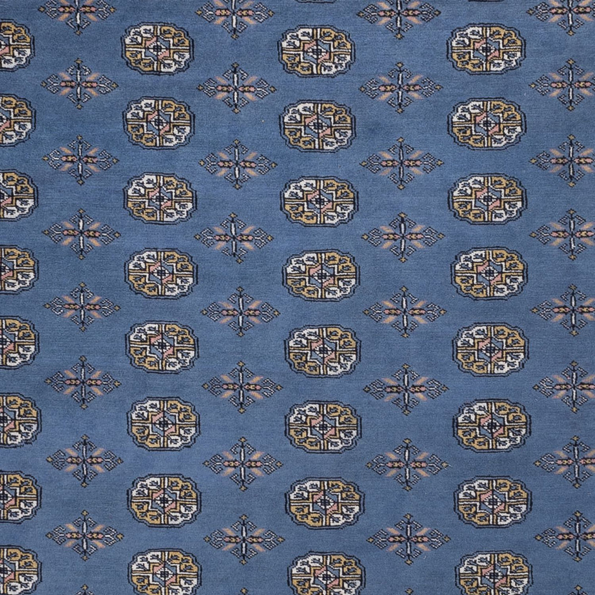 Alfombra afgana - Bukhara - 341 x 240 cm - azul