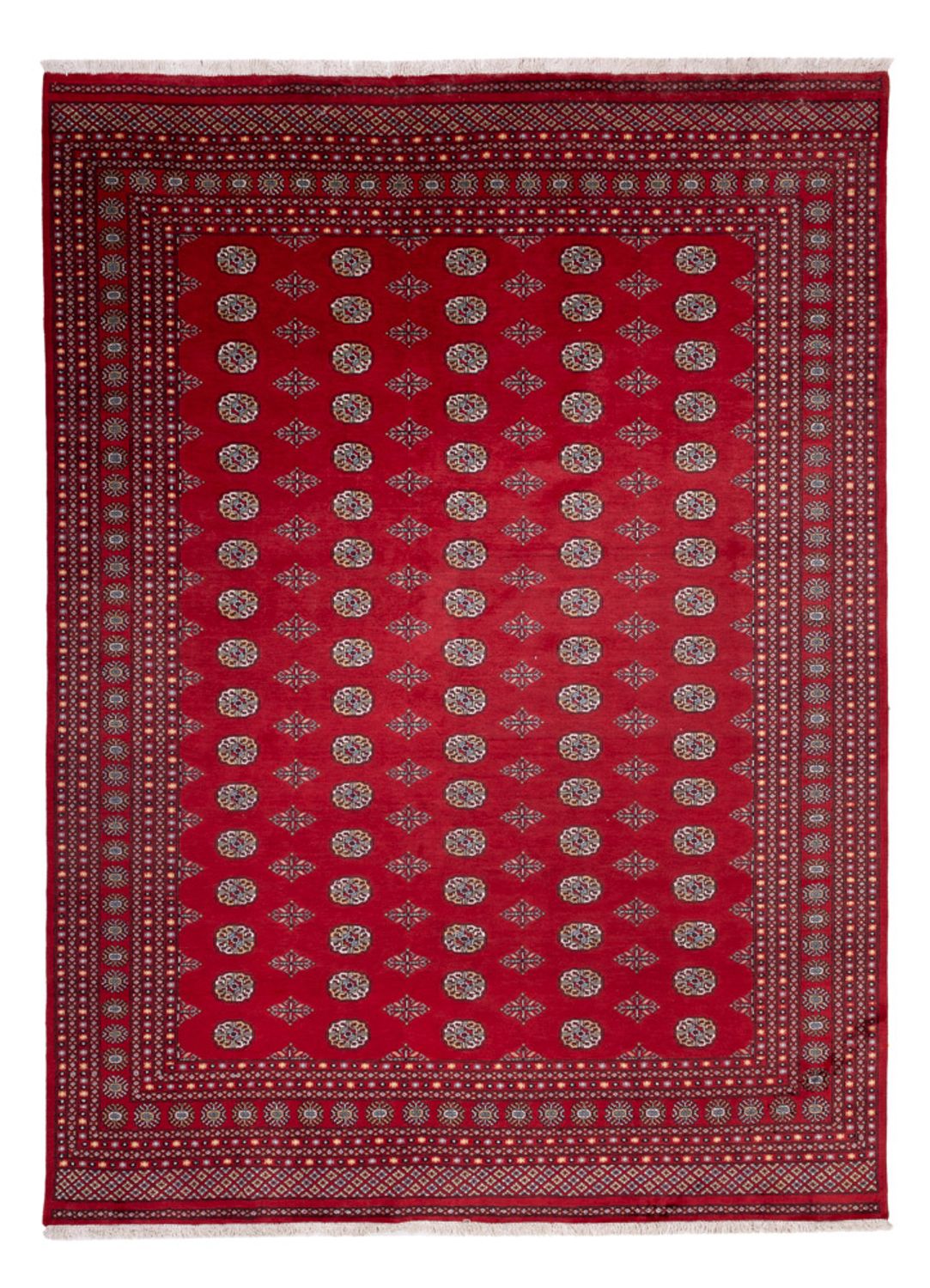 Alfombra afgana - Bukhara - 380 x 277 cm - rojo