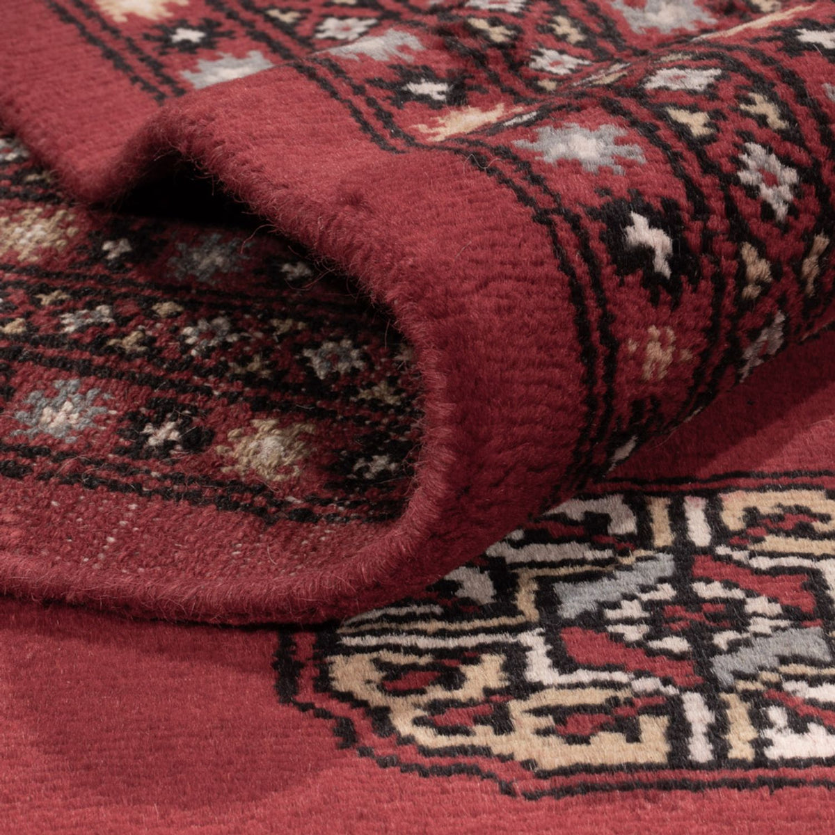 Alfombra afgana - Bukhara - 380 x 277 cm - rojo