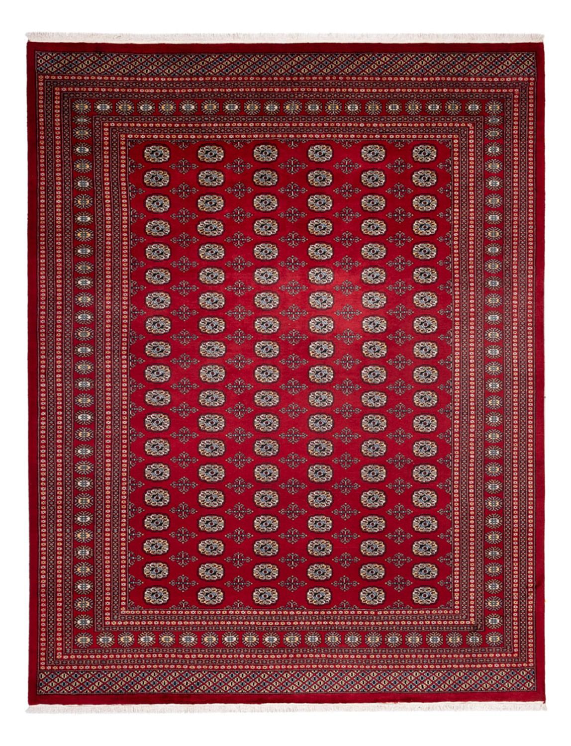 Alfombra afgana - Bukhara - 363 x 280 cm - rojo