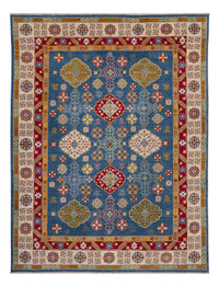 Alfombra Ziegler - Kazak - 359 x 278 cm - azul