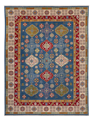 Alfombra Ziegler - Kazak - 359 x 278 cm - azul