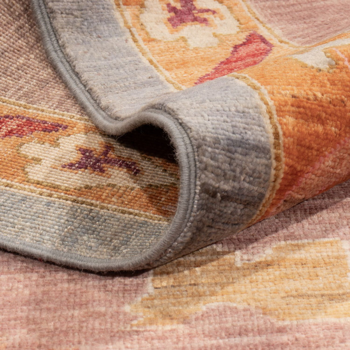 Alfombra Ziegler - Usak - 357 x 290 cm - azul claro